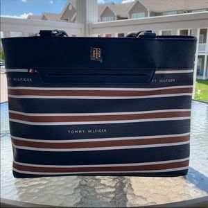 New Tommy Hilfiger Bag Brown and Blue